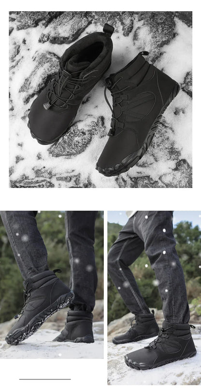 Waterproof Winter Ankle Boots – Warm Outdoor (Unisex)