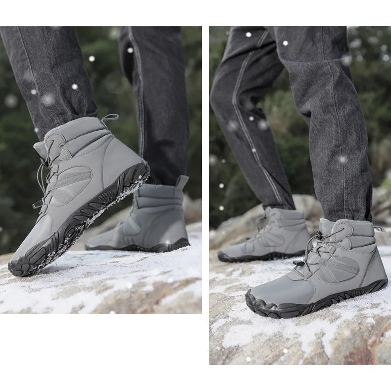 Waterproof Winter Ankle Boots – Warm Outdoor (Unisex)
