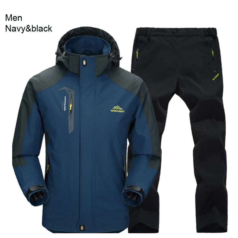 Men’s Waterproof Hiking Jacket & Pants Set
