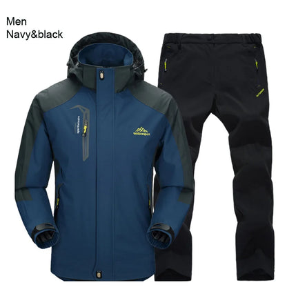 Men’s Waterproof Hiking Jacket & Pants Set
