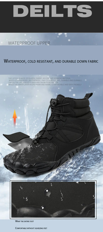 Waterproof Winter Ankle Boots – Warm Outdoor (Unisex)