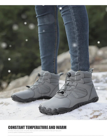 Waterproof Winter Ankle Boots – Warm Outdoor (Unisex)