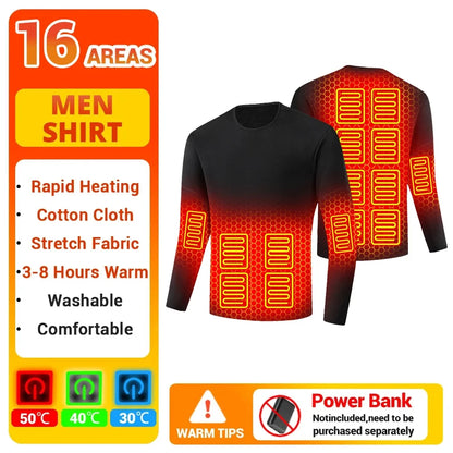 Heated Thermal Underwear Set – USB Electric (Unisex)