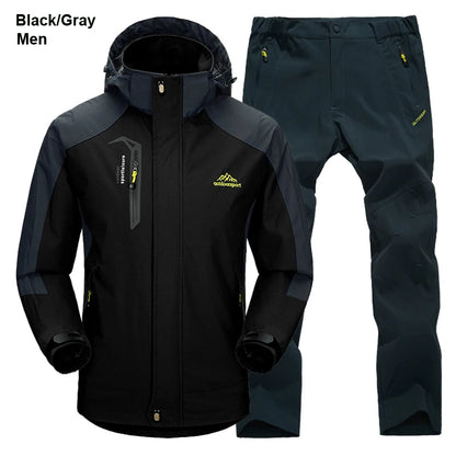 Men’s Waterproof Hiking Jacket & Pants Set