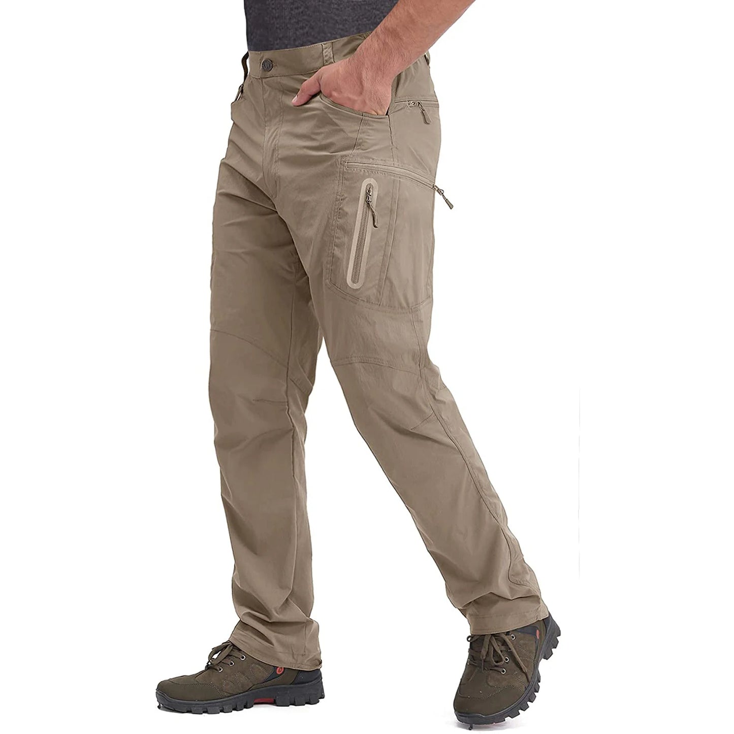Men’s Quick-Dry Nylon Hiking Pants – Lightweight Cargo Outdoor