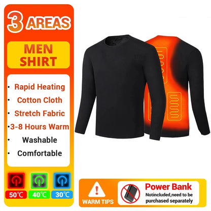 Heated Thermal Underwear Set – USB Electric (Unisex)