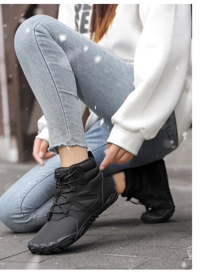 Waterproof Winter Ankle Boots – Warm Outdoor (Unisex)