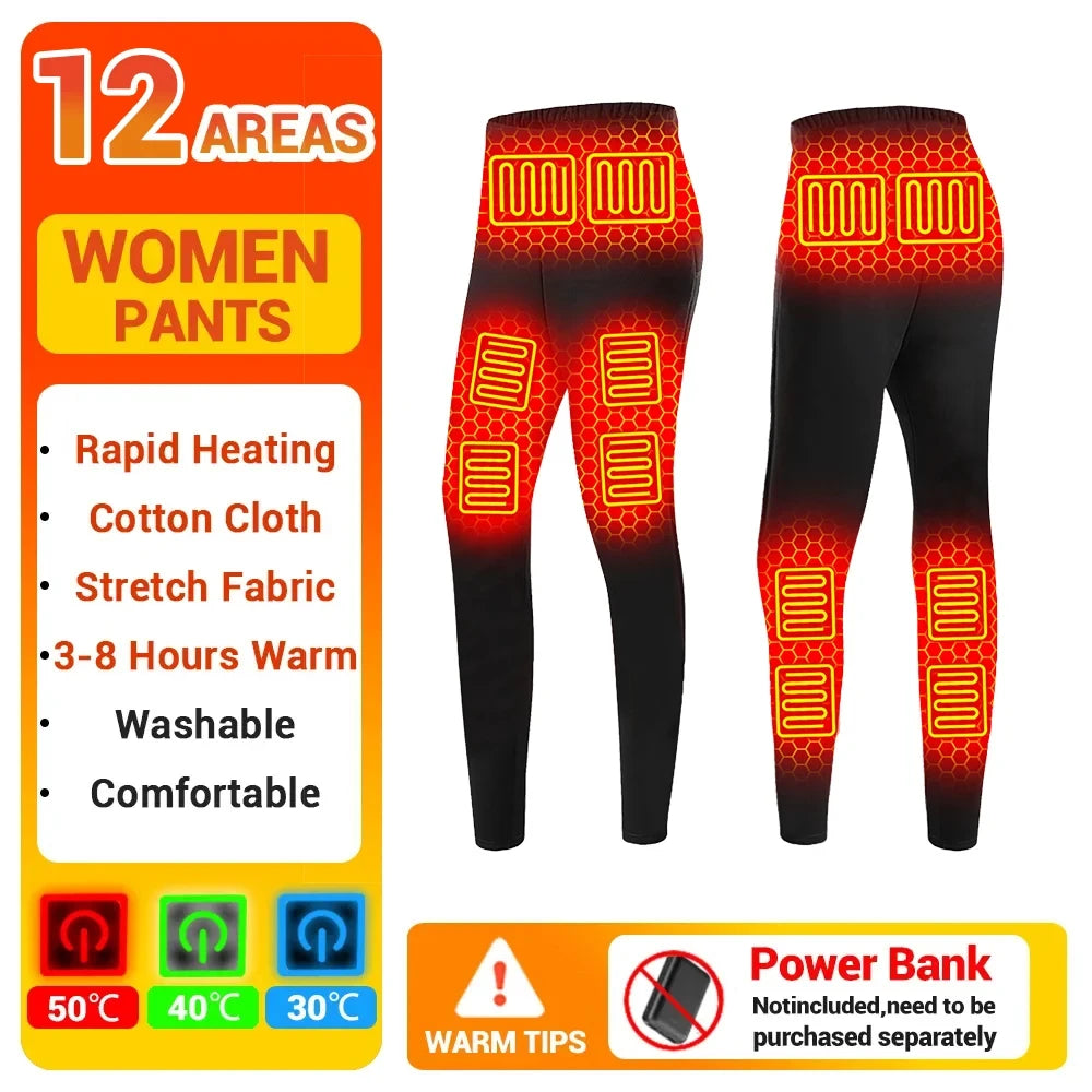 Heated Thermal Underwear Set – USB Electric (Unisex)