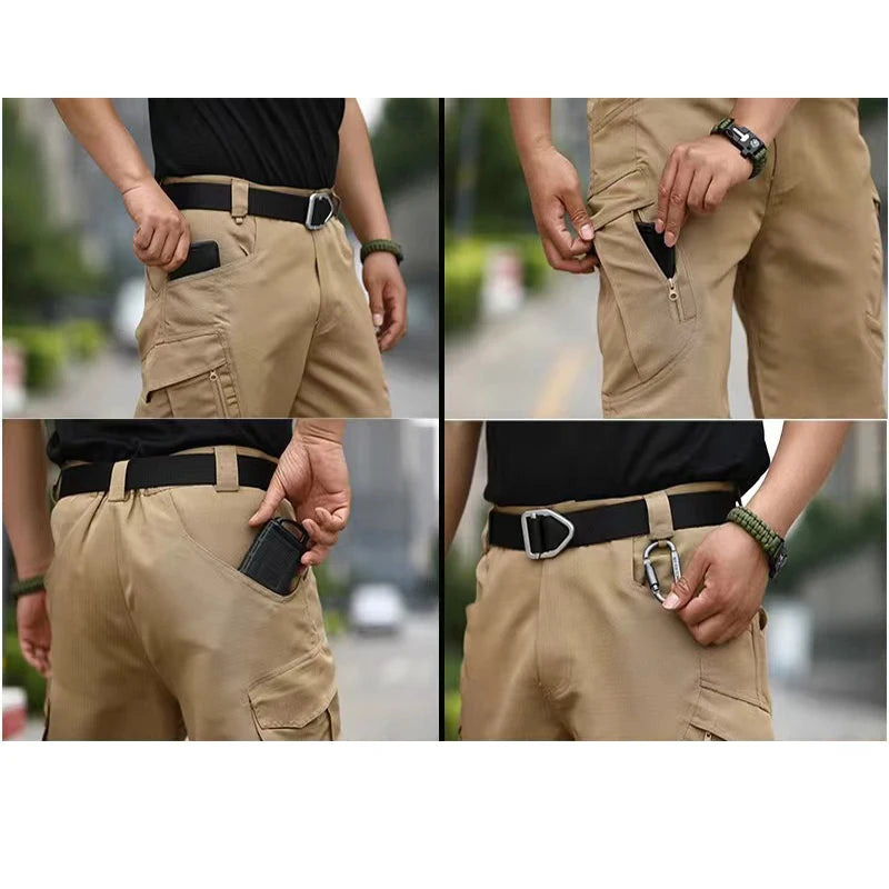 Men’s Waterproof Outdoor Cargo Shorts – Summer Lightweight