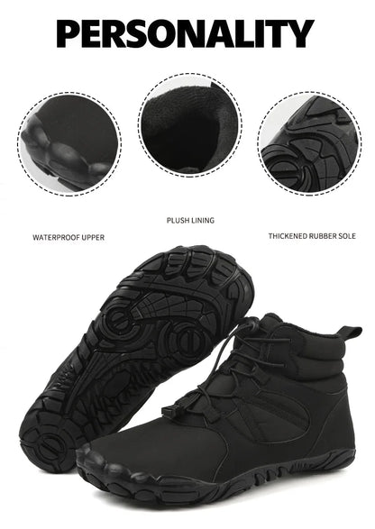 Waterproof Winter Ankle Boots – Warm Outdoor (Unisex)