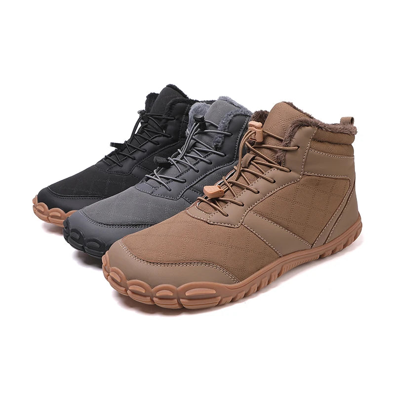 Waterproof Winter Ankle Boots – Warm Outdoor (Unisex)