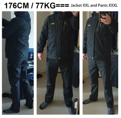Men’s Waterproof Hiking Jacket & Pants Set